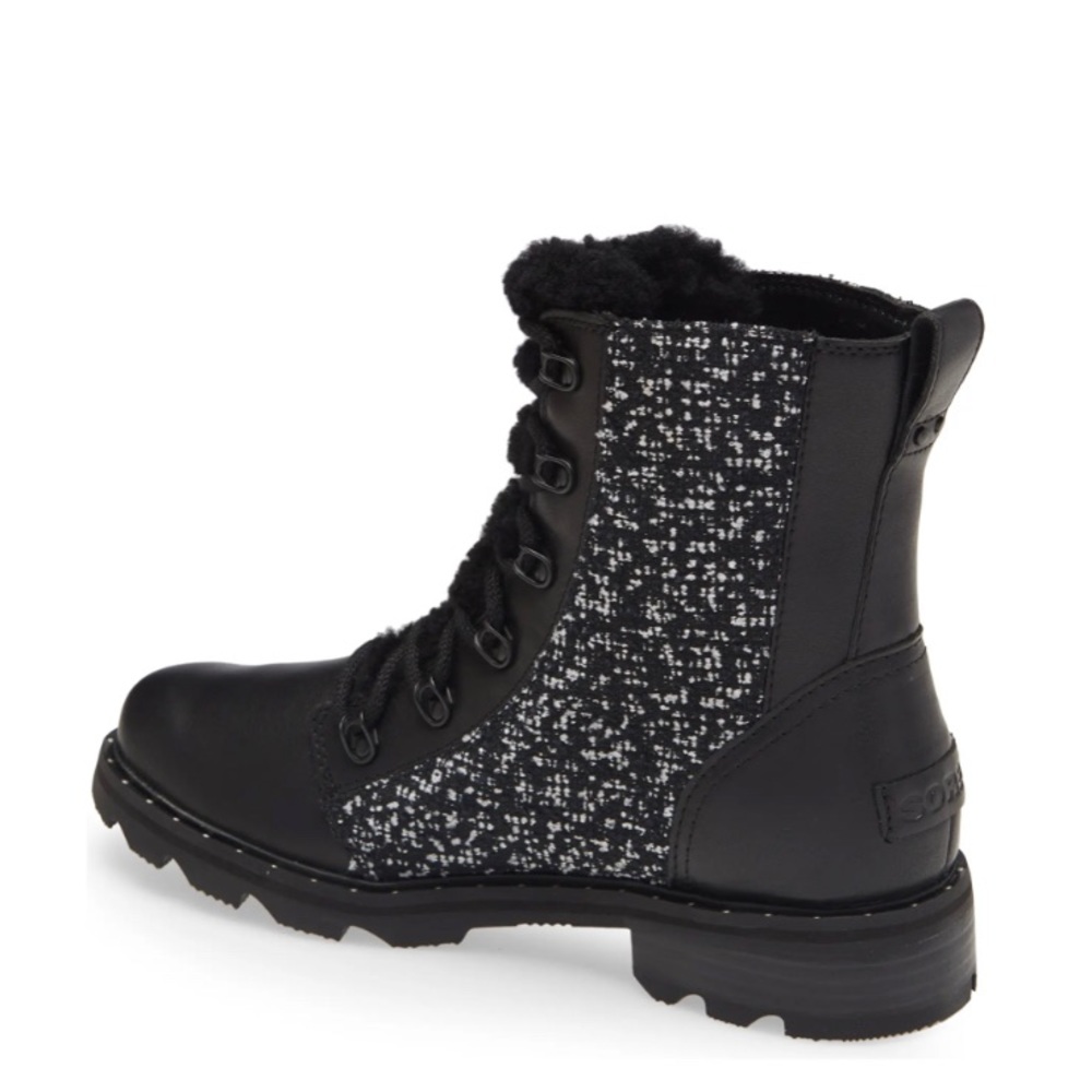 New Sorel Lennox Genuine Shearling Waterproof Lace-Up Boot - Picture 7 of 12
